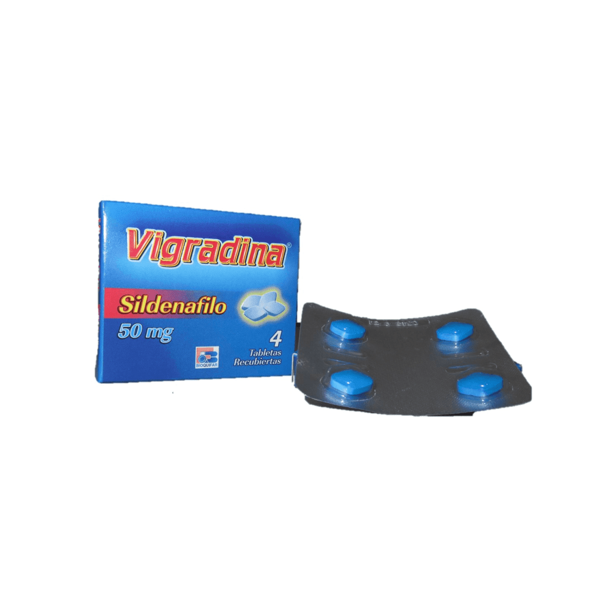 VIGRADINA 50 MG X 4 TAB (BIOQUIFAR)