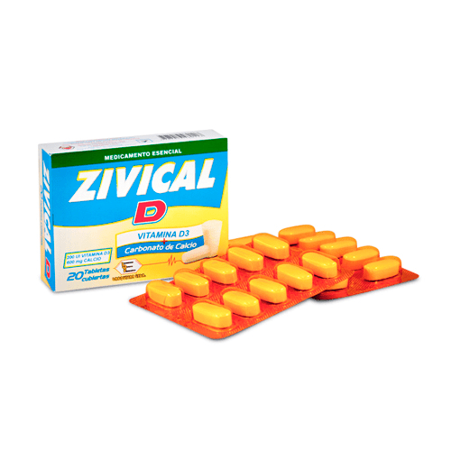 ZIVICAL D 600MG X 20 TAB LABQUIFAR