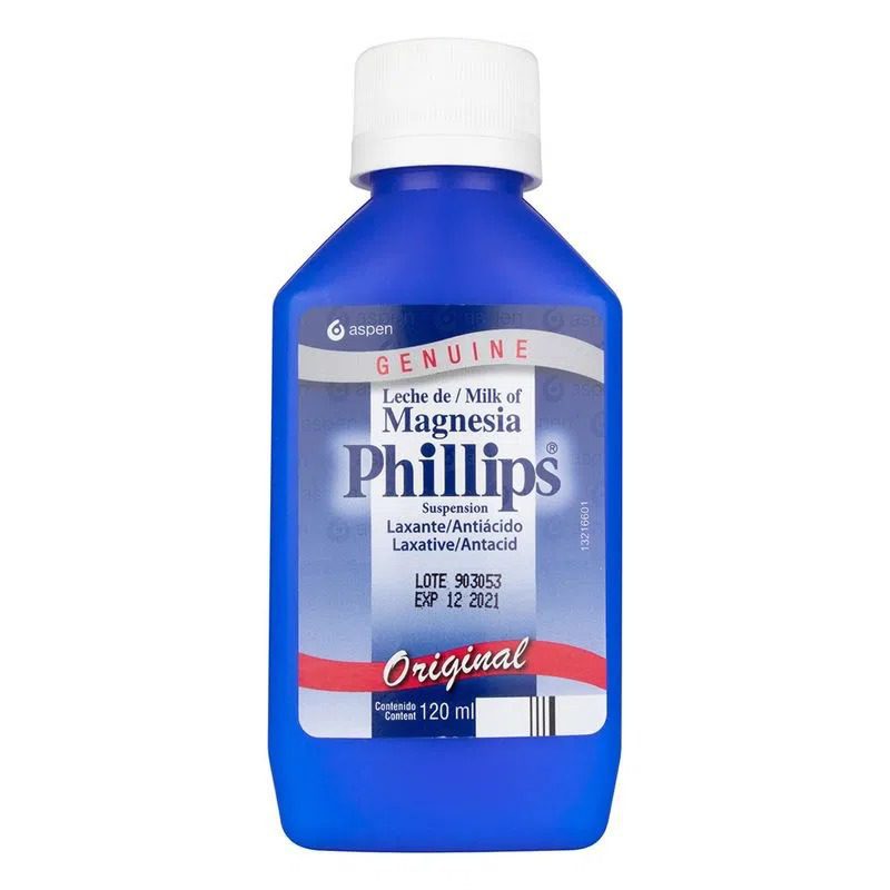 LECHE DE MAGNESIA PHILLIPS TRADICIONAL X 120 ML