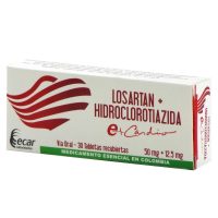 LOSARTAN 50MG/HIDROCLOROTIAZIDA 12.5 MG X 30 TBS (ECAR)