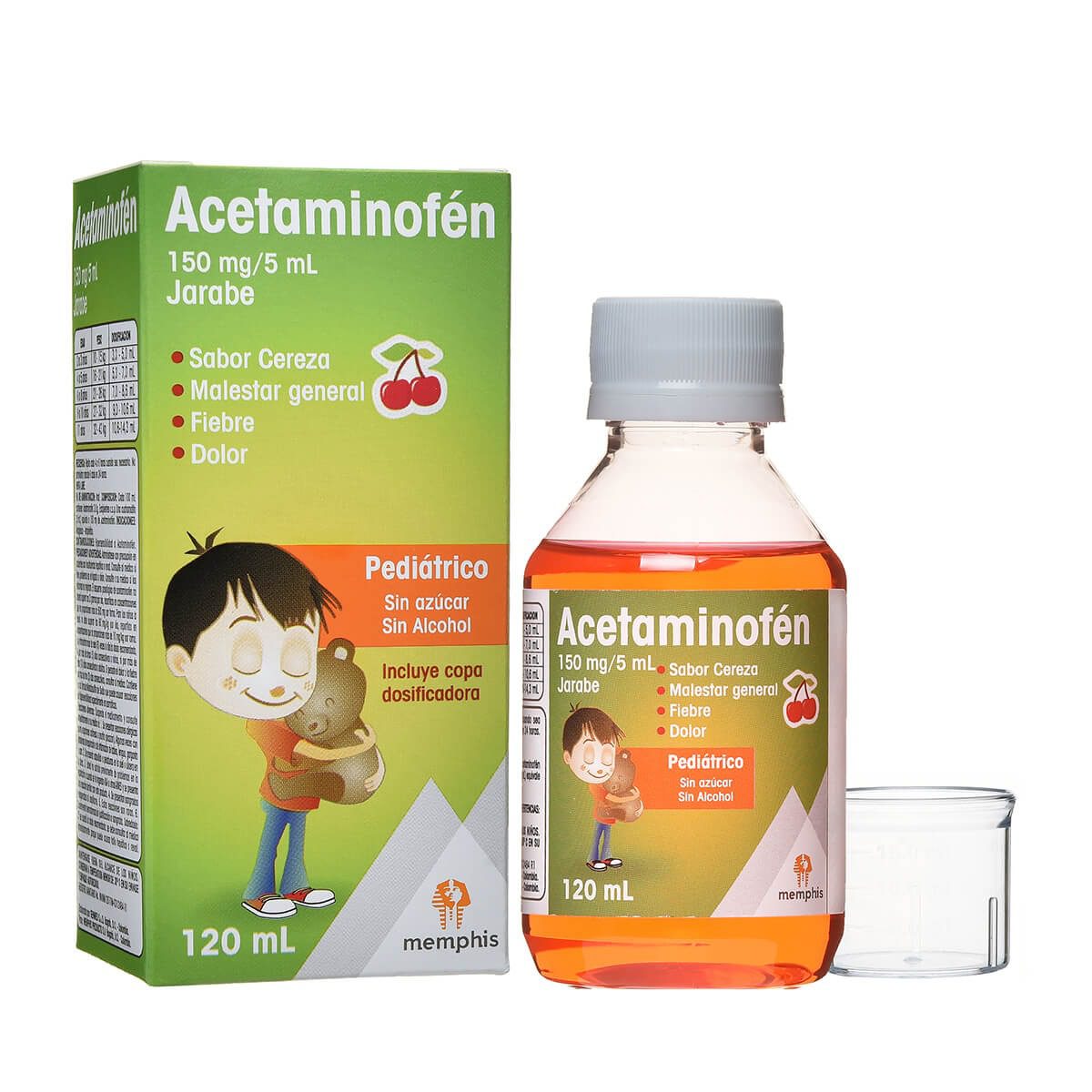 ACETAMINOFEN 150MG /5ML X120 ML(MEMPHIS)