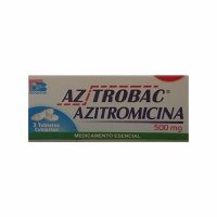 AZITROMICINA (AZTROBAC 500 )MG X 3 TAB (BIOQUIFAR)
