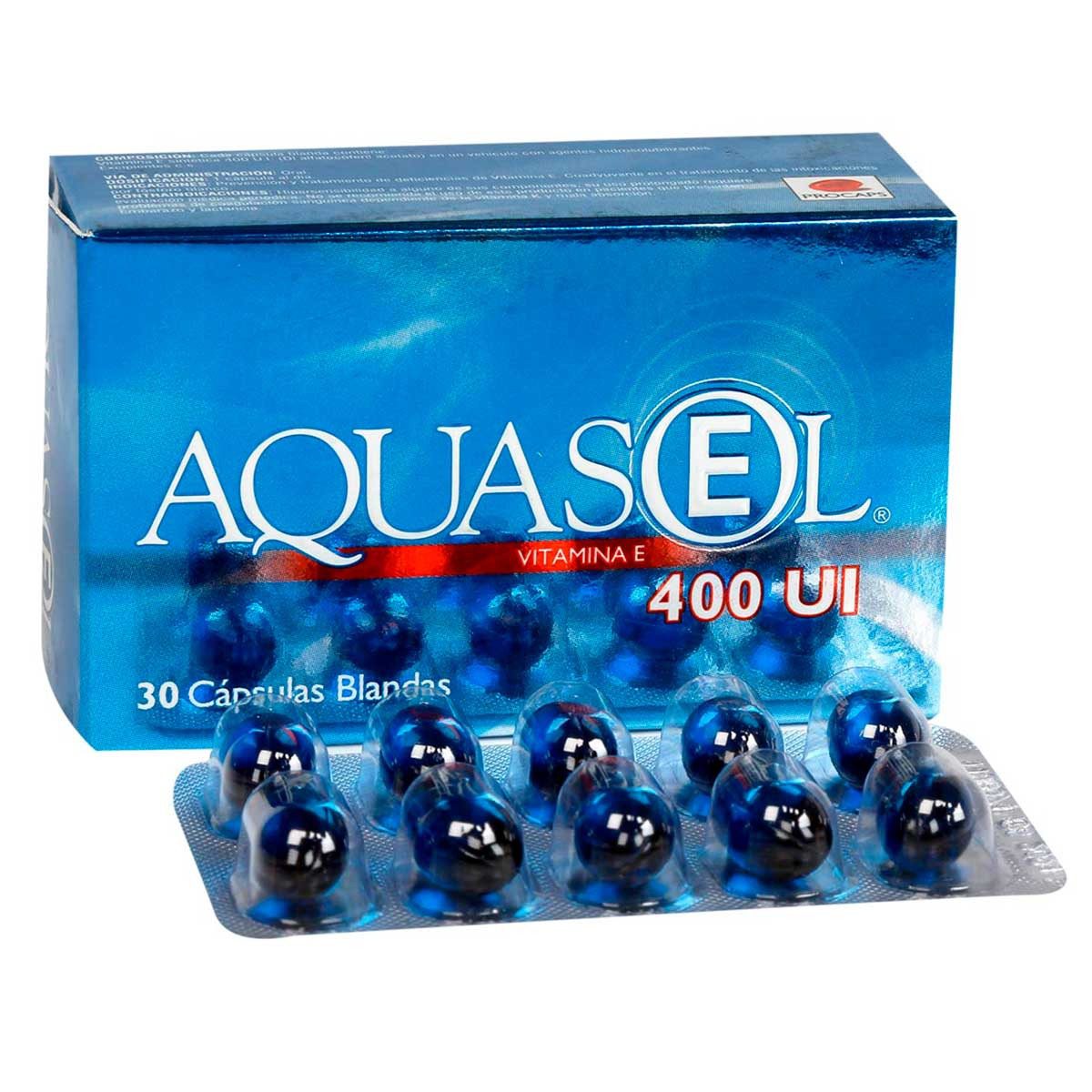 AQUASOL E 400 UI X 30 CAP (PROCAPS)