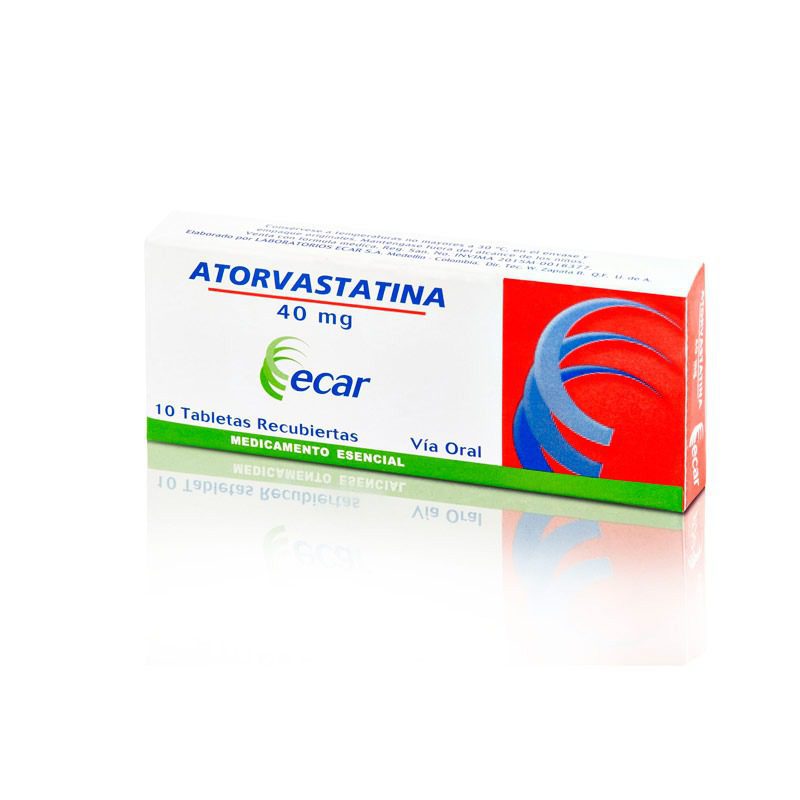 ATORVASTATINA 40 MG X 10 TAB (ECAR)