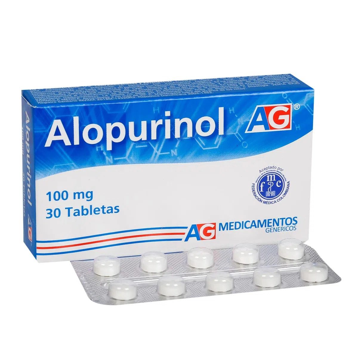 ALOPURINOL 100 MG X 30 TAB (AG)