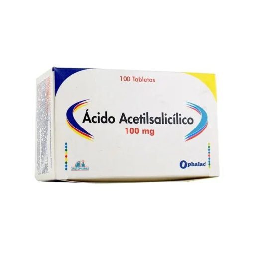 ACIDO ACETILSALICILICO 100 MG X 100 TAB (OPHALAC)
