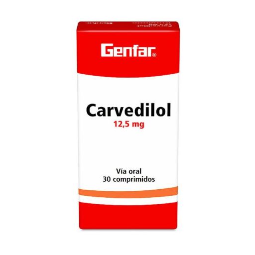 CARVEDILOL 12.5 MG X 30 TAB (GENFAR)