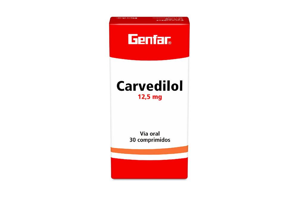 CARVEDILOL 12.5 MG X 30 TAB (GENFAR)