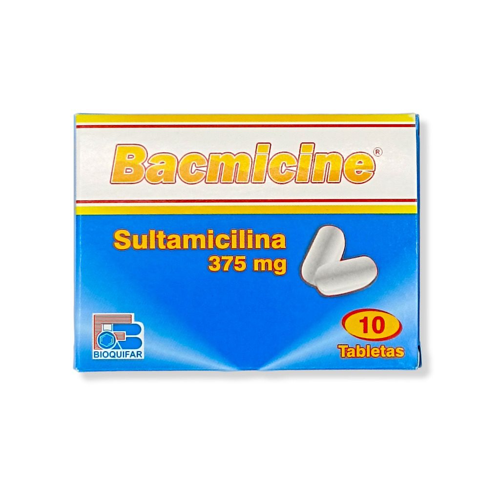 BACMICINE 375 MG X 10 TAB (BIOQUIFAR)