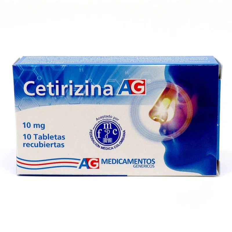 CETIRIZINA 10 MG X 10 TAB (AG)