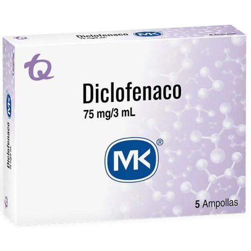 DICLOFENACO 75 MG/3 MG X 5 AMPOLLAS (MK)