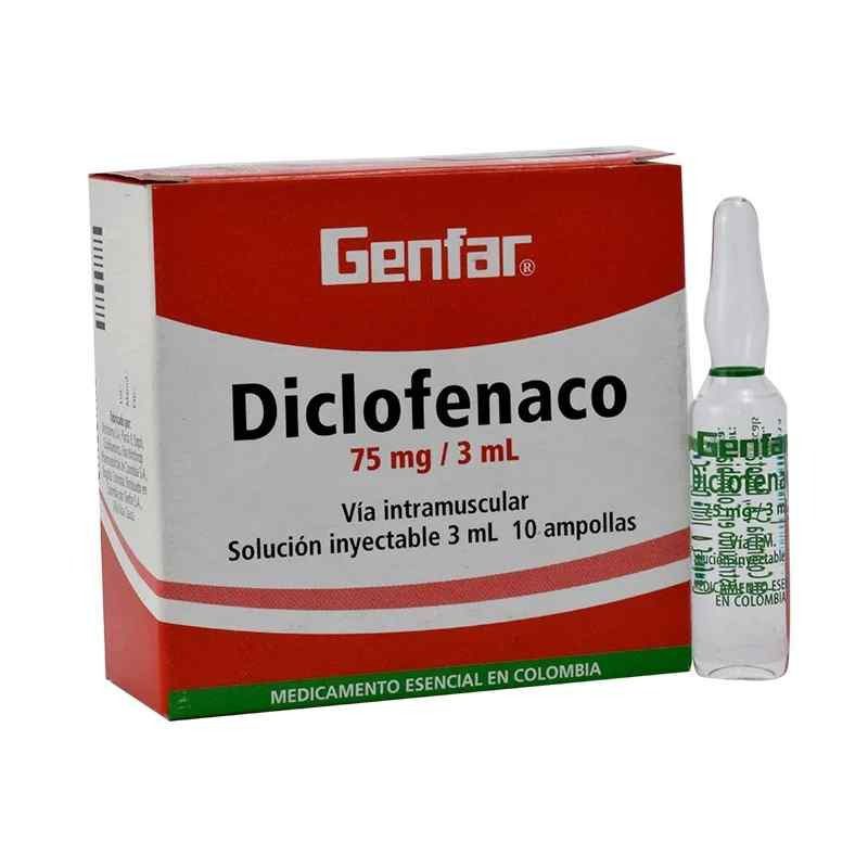 DICLOFENACO 75 MG X 10 AMP--GENFAR