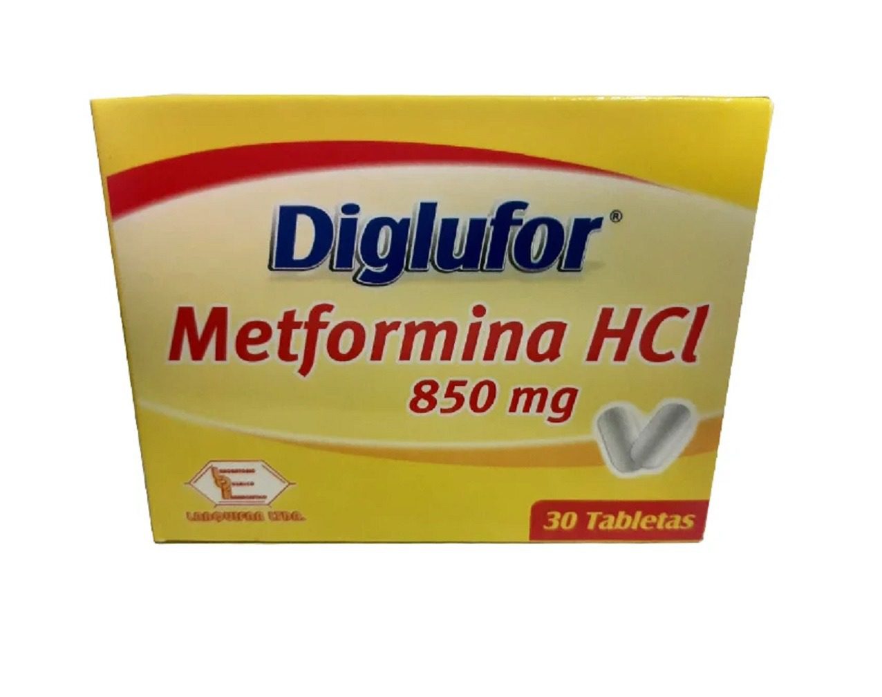 DIGLUFOR (METFORMINA HCL) 850 MG X 30 TAB--BIOQUIFAR