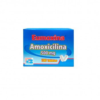 AMOXICILINA (EUMOXINA) 500 MG X 100 TBS (BIOQUIFAR)