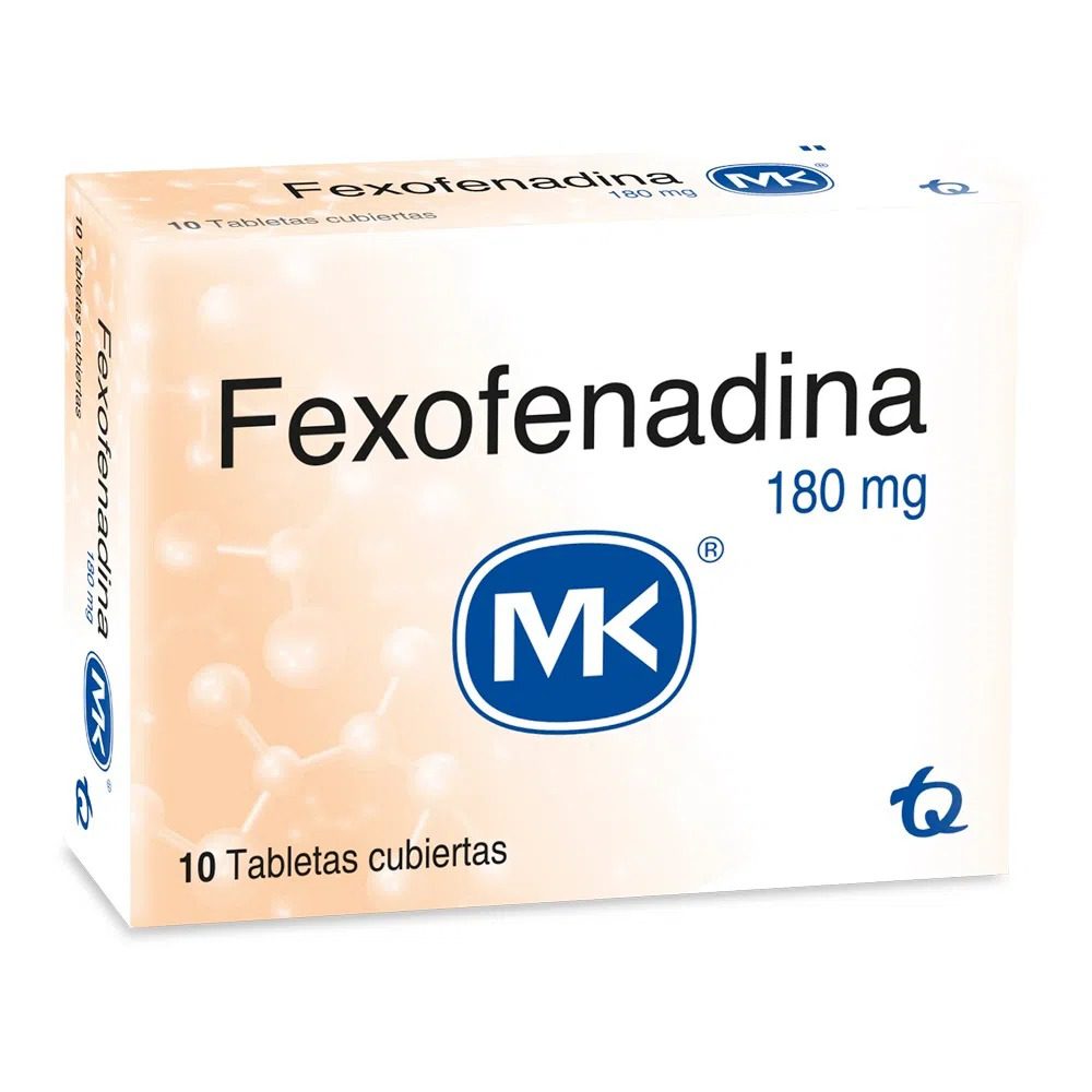 FEXOFENADINA 180 MG X 10 TBS (MK)
