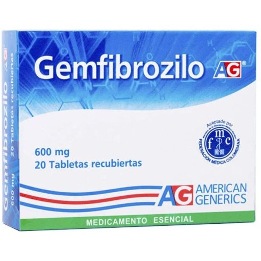 GEMFIBROZILO 600 MG X 20 TAB (AG)