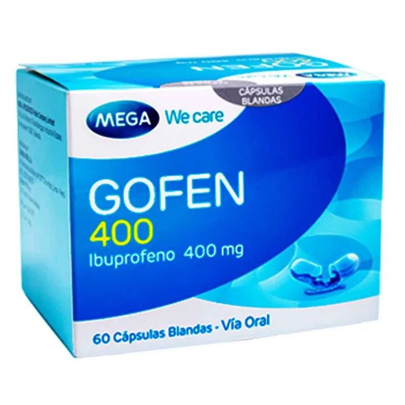 GOFEN FORTE (IBUPROFENO) 400 MG X 60 CAP--MEGA