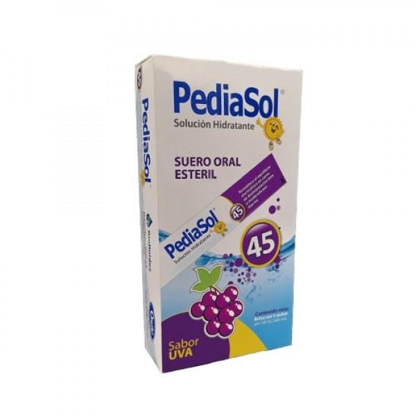 SUERO ORAL PEDIASOL UVA  SACHETS X 5 UNI
