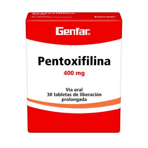 PENTOXIFILINA 400 MGS X 30 TBS (GENFAR)