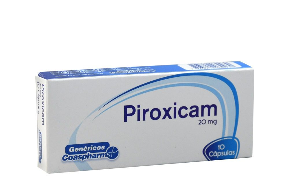 PIROXICAM 20 MG CAJA X 10 CAP (COASPHARMA)