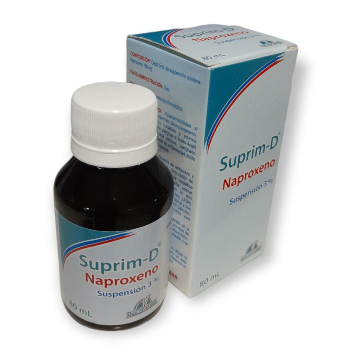 NAPROXENO SUSP X 80 ML (SUPRIM D) (ANGLOPHARMA)