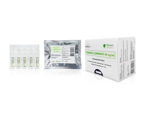 TRAMADOL CLORHIDRATO 50 MG/1ML  SOL INYECTABLE (BIOSANO)
