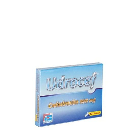 UDROCEF 500MG (CEFRADOXILO) X12 CAP (BIOQUIFAR)
