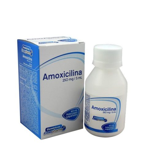 AMOXICILINA 250 MG/5ML  - POLVO PARA SUSPENSION X 100 ML --COASPHARMA