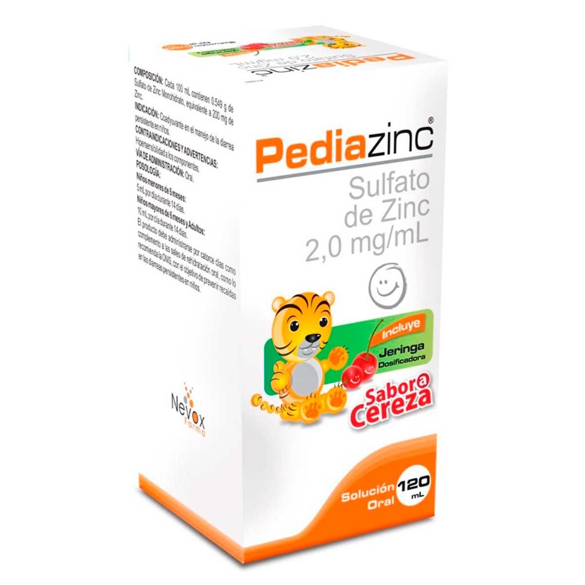 PEDIAZINC  SULFATO DE ZINC X 120 ML (NEVOX)