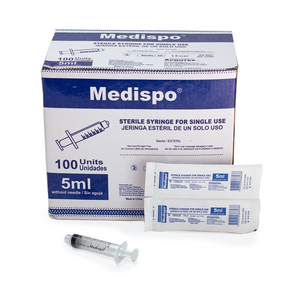 JERINGA 5 ML X 100 UND (MEDISPRO)
