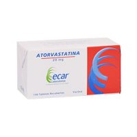 ATORVASTATINA 20MG X 100 TBS (ECAR)