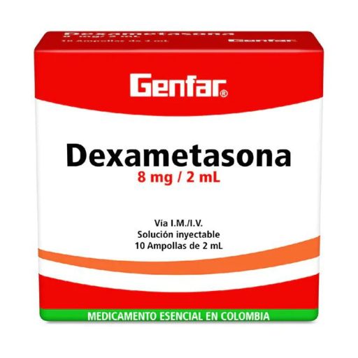 DEXAMETASONA 8 MG X 10 AMP (GENFAR)