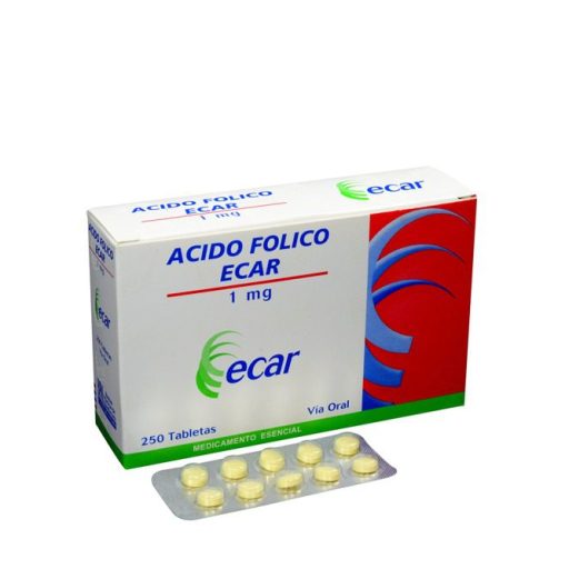 ACIDO FOLICO 1 MG X 300 TAB (ECAR)