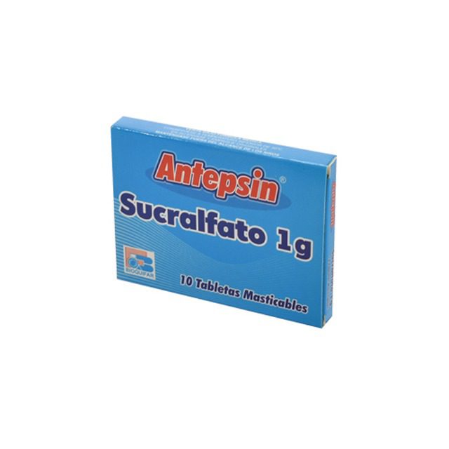 ANTEPSIN (SUCRALFATO 1G) X 10 TAB (BIOQUIFAR)
