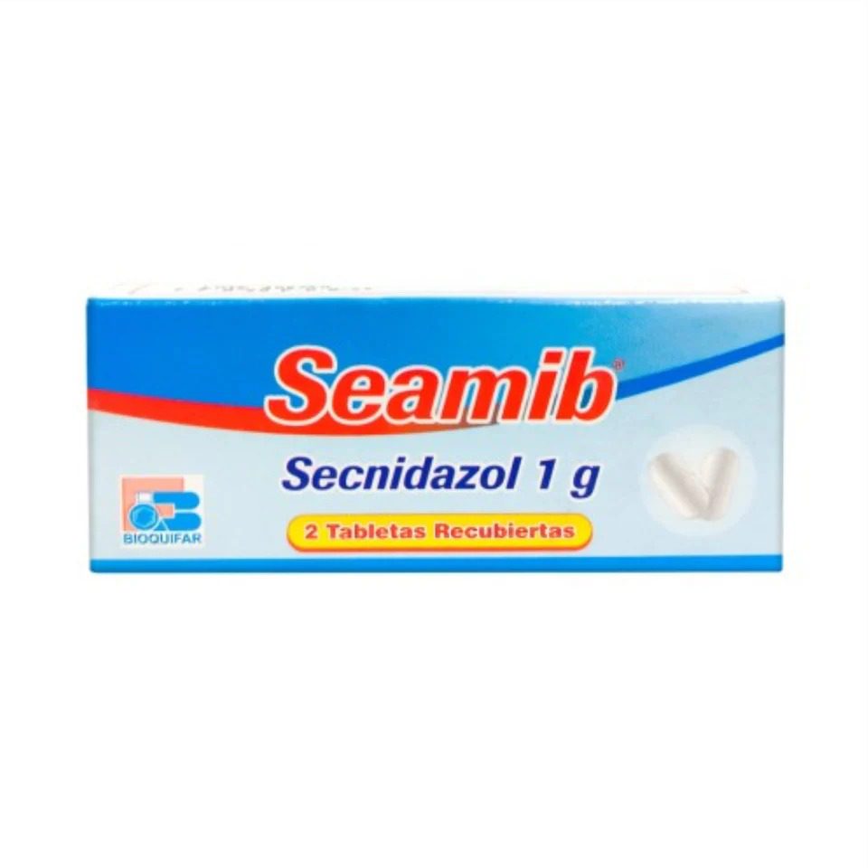 SEAMIB(SECNIDAZOL) 1 GR X 2 TAB (BIOQUIFAR)