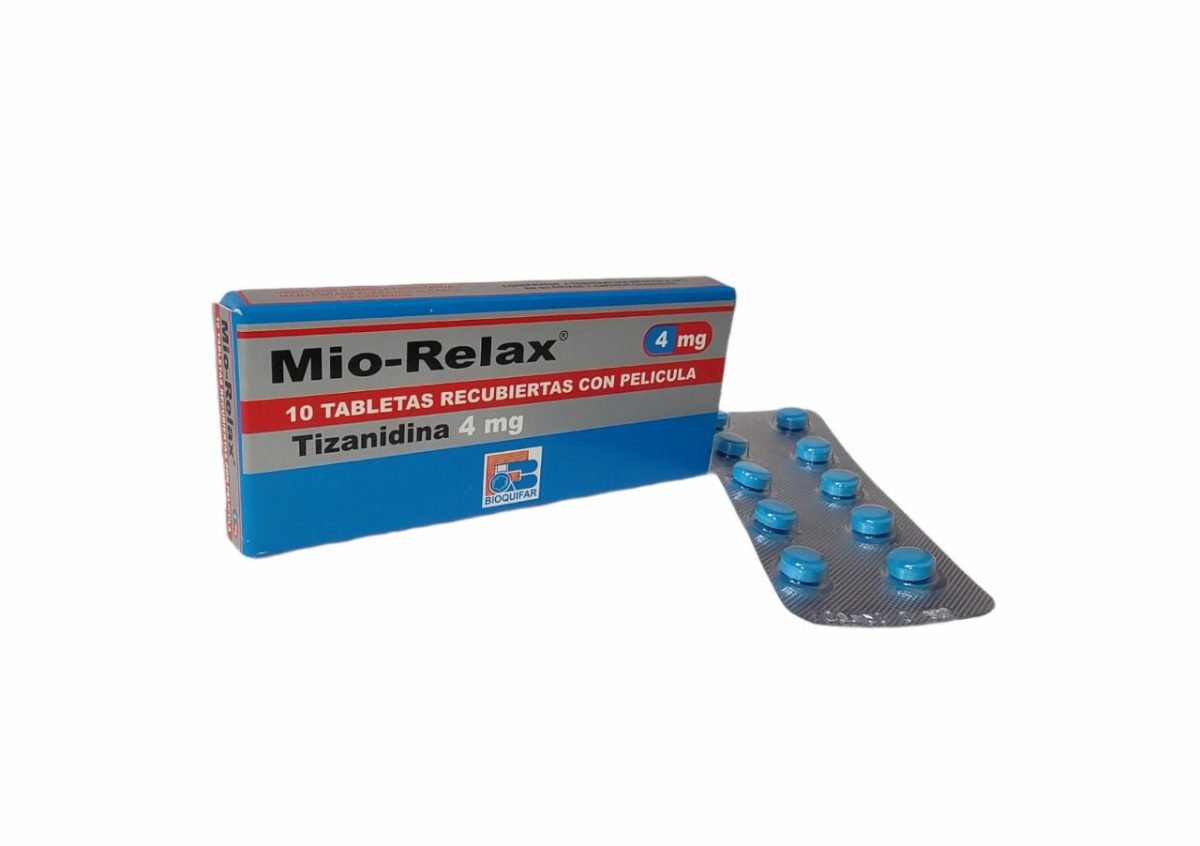 MIO-RELAX 4 MG (TIZANIDINA) X 10 TAB--BIOQUIFAR