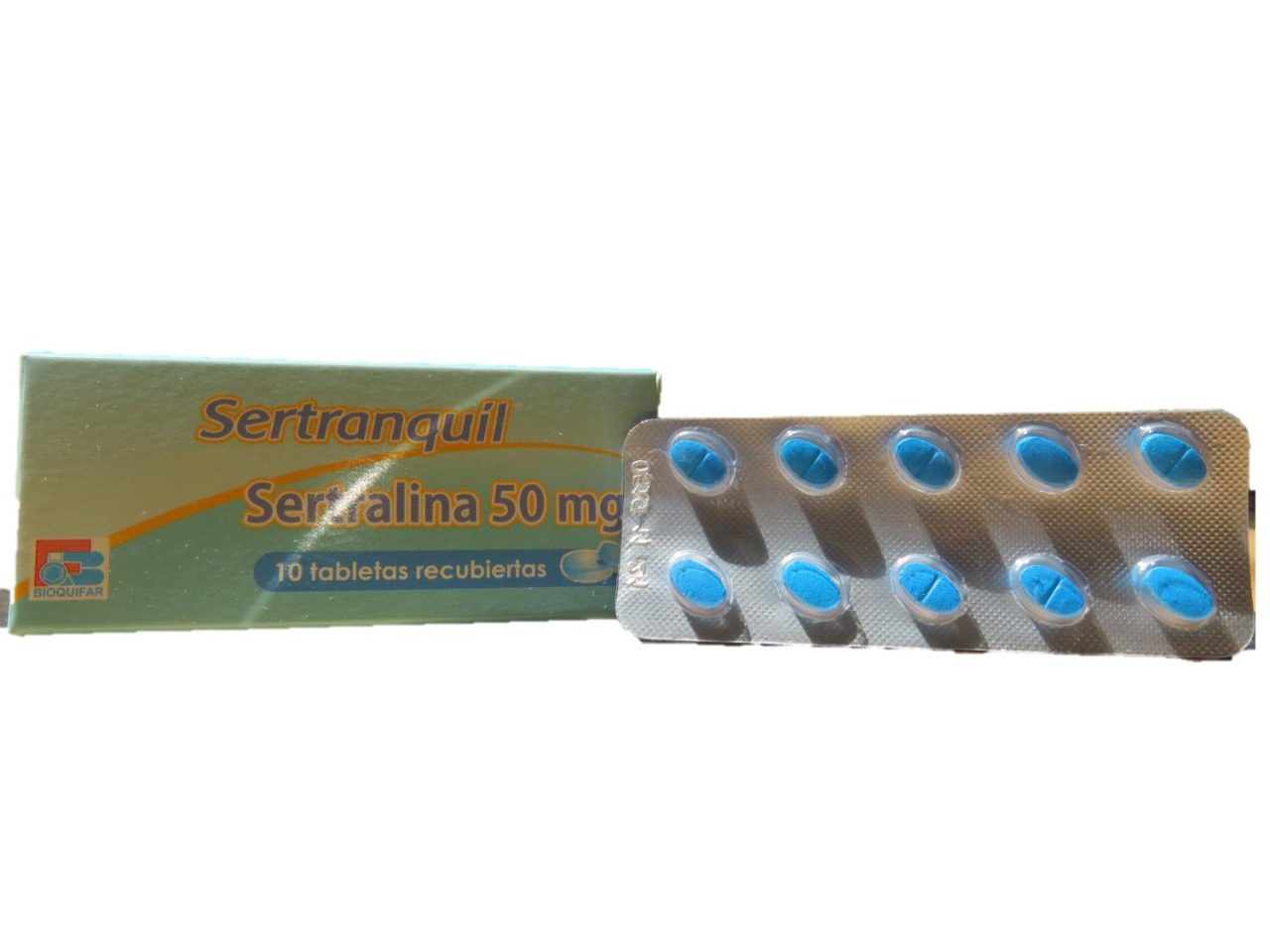 SERTRANQUIL (SERTRALINA )50 MG X 10 TAB --BIOQUIFAR