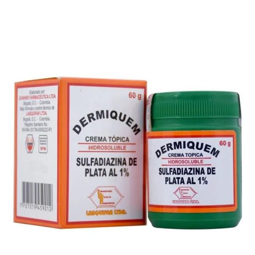 SULFADIAZINA DE PLATA (DERMIQUEN) X 60 GR--LABQUIFAR