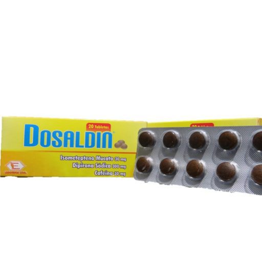 DOSALDIN (DIPIRA/ISOMETEP/CAFE) X 20 TAB--LABQUIFAR