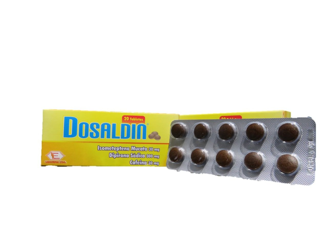 DOSALDIN (DIPIRA/ISOMETEP/CAFE) X 20 TAB--LABQUIFAR