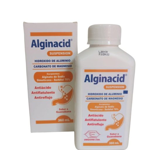 ALGINACID (ALUMINIO+MAGNESIO+SIM+ALGINA) SUSP X 360ML--LABQUIFAR