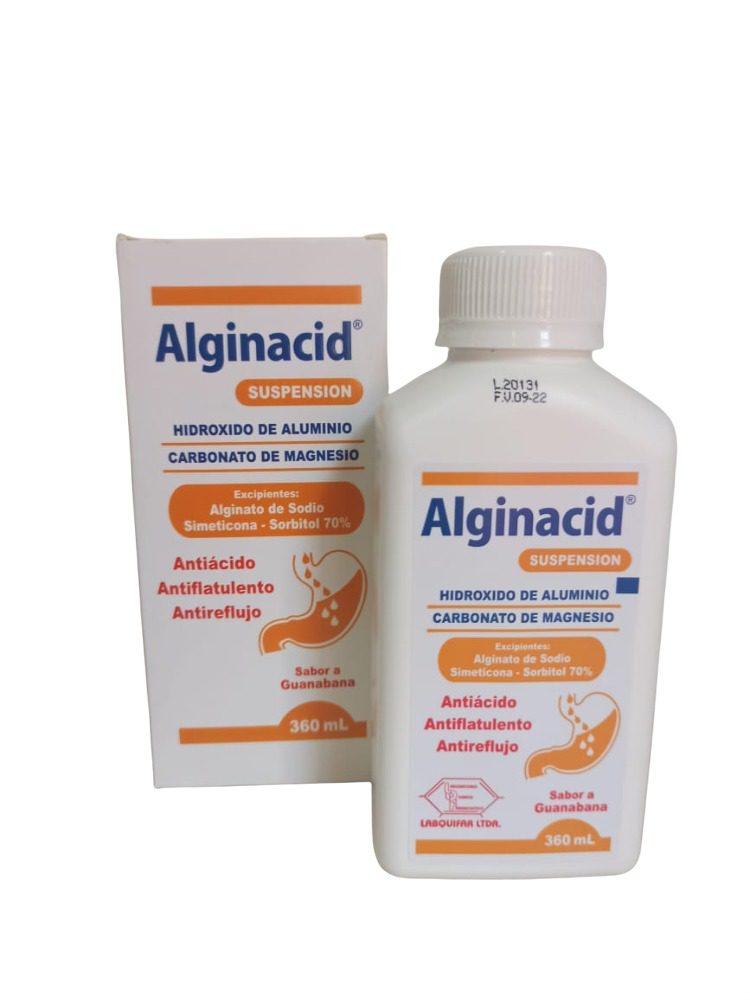 ALGINACID (ALUMINIO+MAGNESIO+SIM+ALGINA) SUSP X 360ML--LABQUIFAR