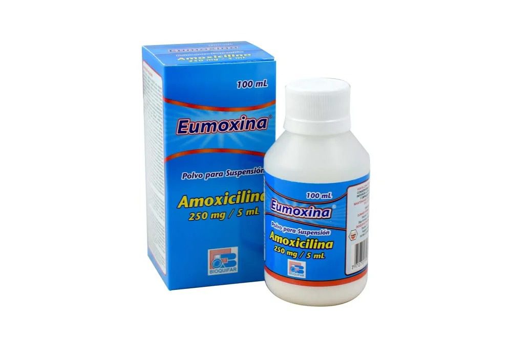 AMOXICILIMA (EUMOXINA) 250 MG X 100 ML (BIOQUIFAR)