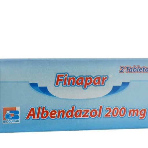FINAPAR(ALBENDAZOL) 200 MG X 2 TAB (BIOQUIFAR)