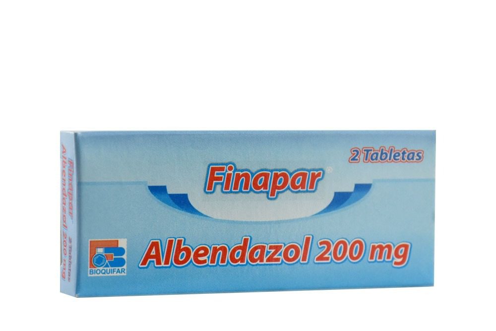 FINAPAR(ALBENDAZOL) 200 MG X 2 TAB (BIOQUIFAR)