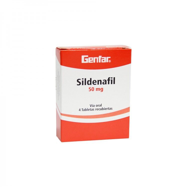 SILDENAFIL 50 MG X 4 TAB (GENFAR)