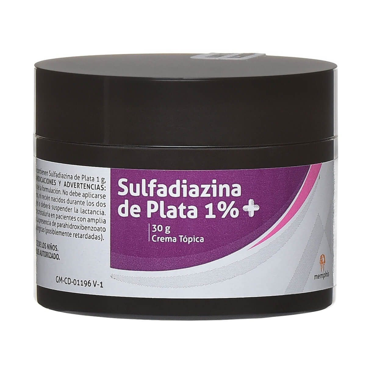 SULFADIAZINA DE PLATA AL 1% X 30 GR (MEMPHIS)