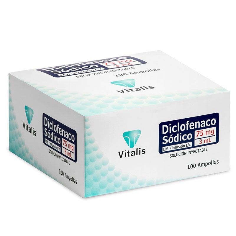 DICLOFENACO 75 MG X 10 AMP--VITALIS