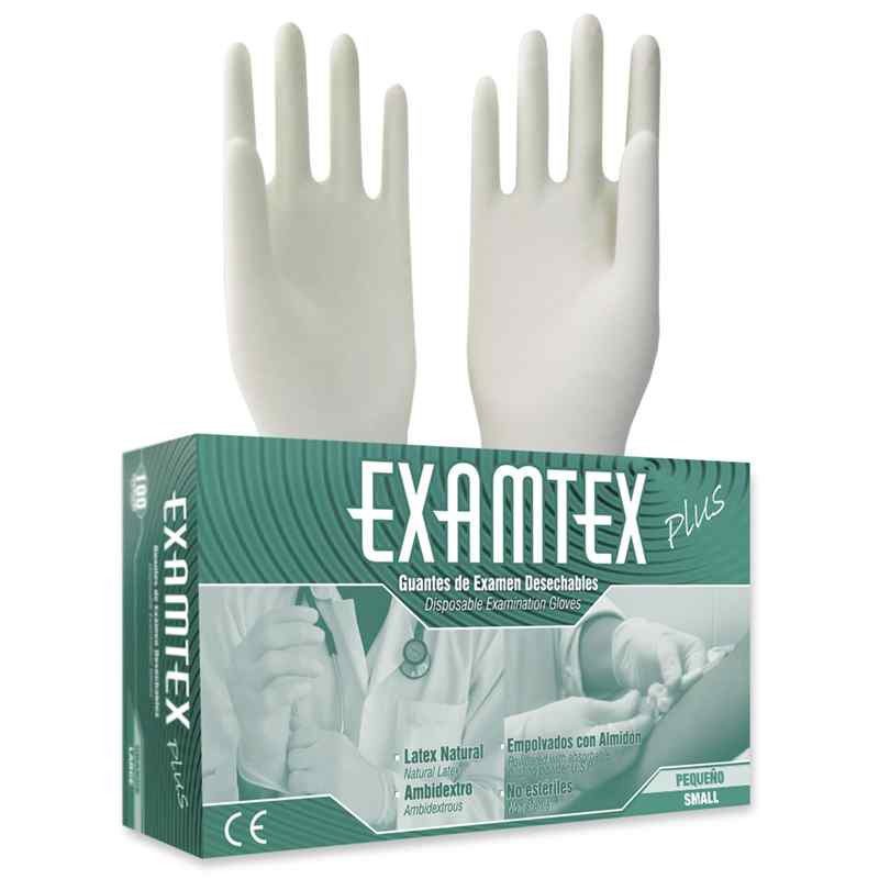 GUANTE EXAMEN M X 100 UND LATEX (PROTEX)