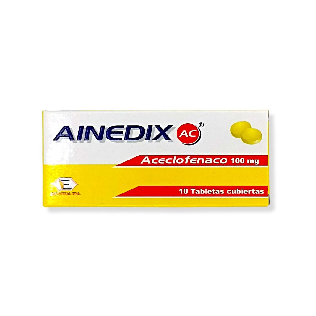 AINEDIX (ACECLOFENACO) 100 MG X 10 TAB --LABQUIFAR